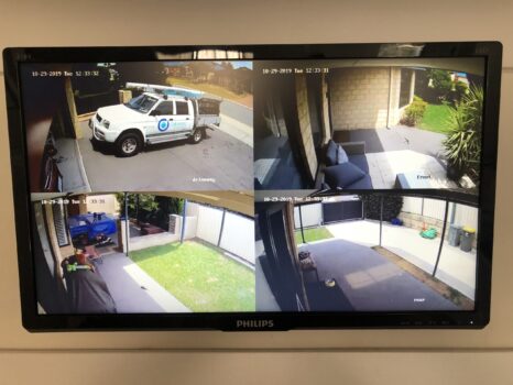 Security Cameras Installed by Cabletec in Perth